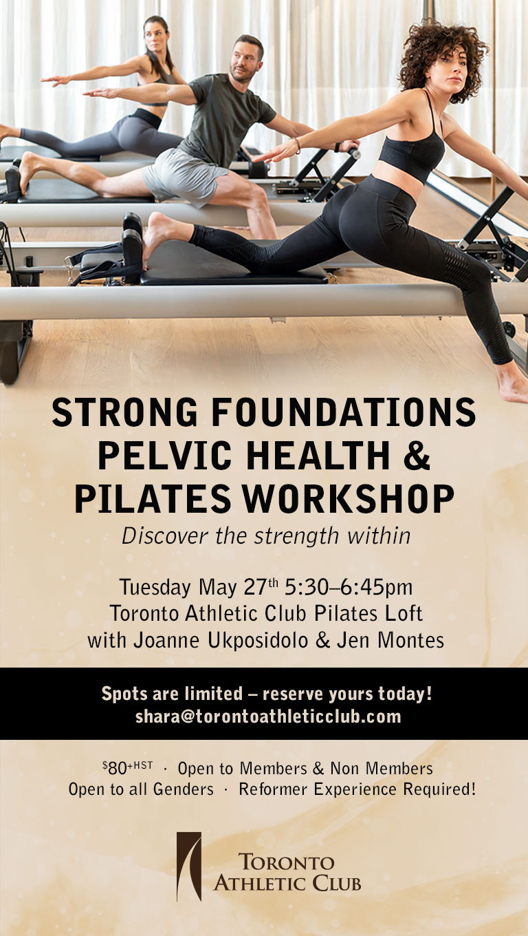 Pelvic Health & Pilates Workshop - Tuesday, May 27th, 5:30-6:45pm