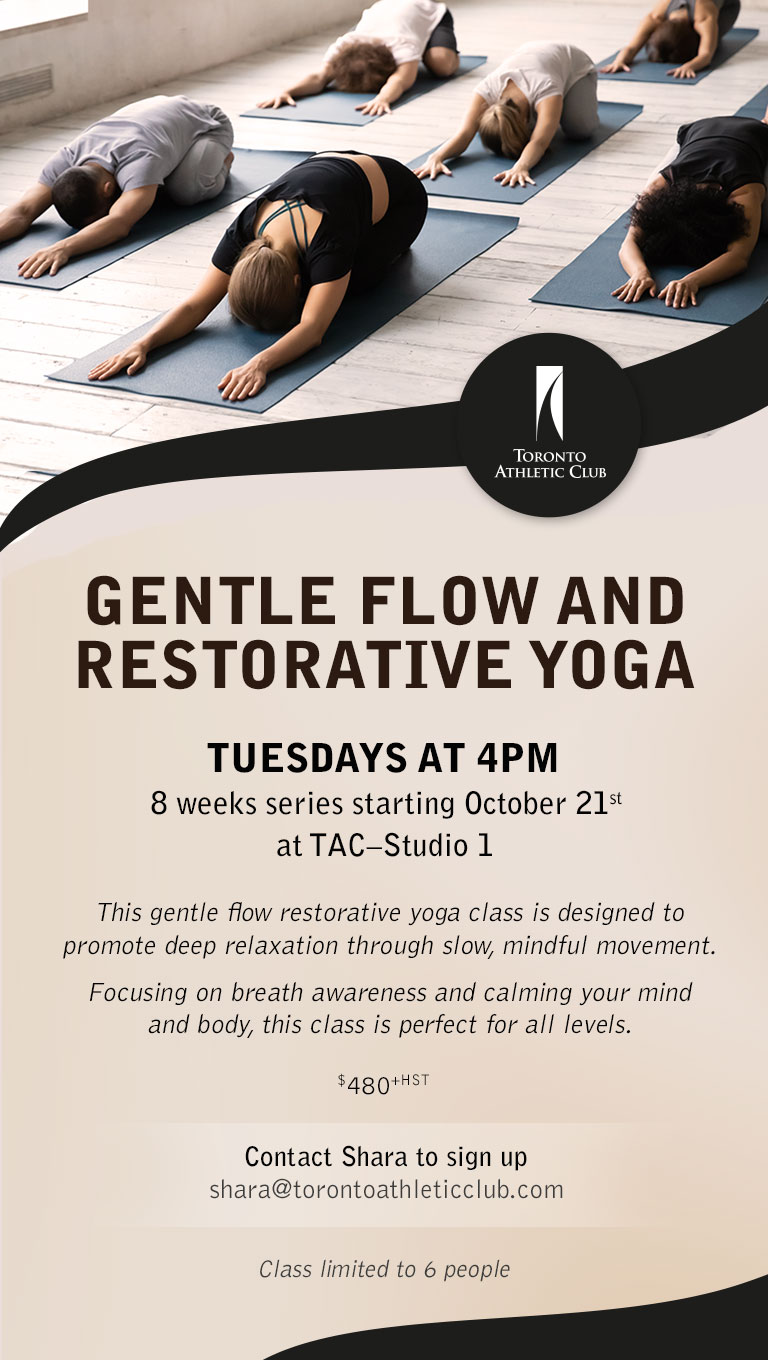 gentle flow and restorative yoga
